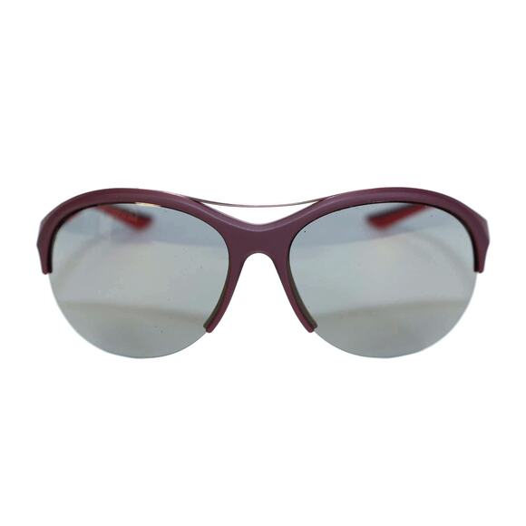 Nike Flex Momentum Semi-Rim Sunglasses - Matte Night Maroon/Gunmetal Flash - NWT - Picture 2 of 10